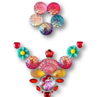 Gem Bling Jewel Zeemeermin Mermaid Schubben Strass Steentjes DIY Sieraden Kindergrime .com Smin