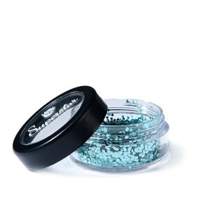Superstar 98437 turquoise chunky mix biodegradable bio glitter- shop