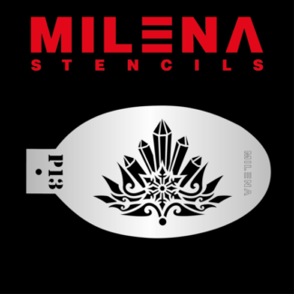 Milena, stencil, P13, Ijskristallen, icecrystal, snowflake, sneeuwvlok