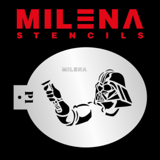 Milena, stencil, P1, Darth Vader