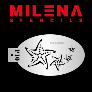 Milena, stencil, P10, shell, schelp