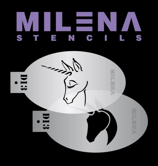 Events D13 Milena Stencils Dromerige Unicorn