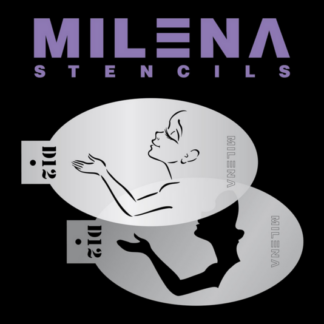 Events Milena stencils wishing fairy stencil set D12