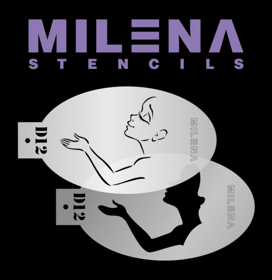 Events Milena stencils wishing fairy stencil set D12