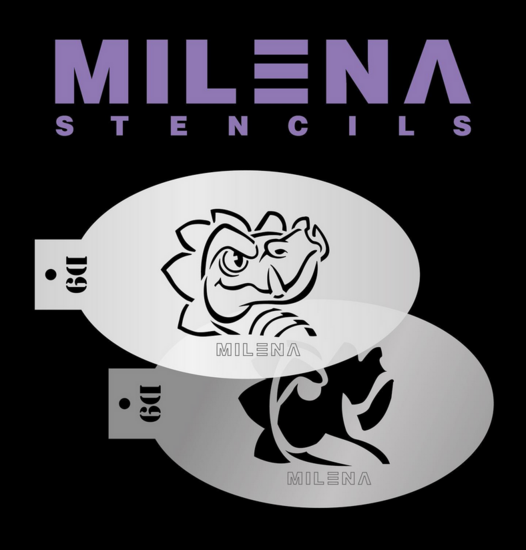 Events Milena stencils Draak D9 set