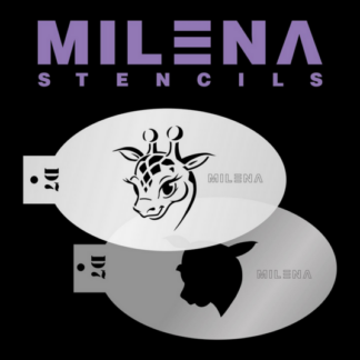 Events Milena stencils Girafje D7 set