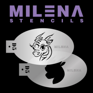 Events Milena stencils Draakje D5 set