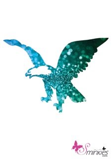 Eagle Snow Glittertattoo Sjabloon Y-Body