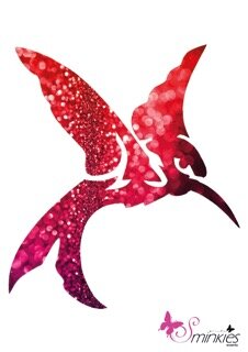 Colibri Glittertattoo Sjabloon Y-Body