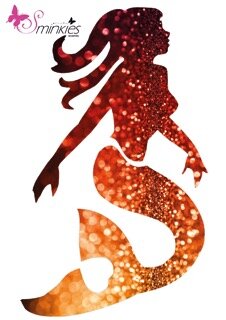 Water nymph Glittertattoo Sjabloon Y-Body