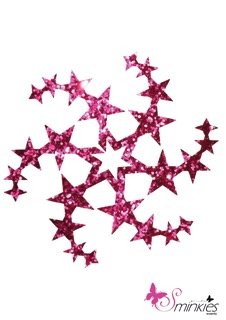 Star circle Glittertattoo Sjabloon Y-Body