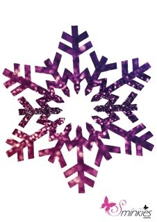 Snowflake Glittertattoo Sjabloon Y-Body