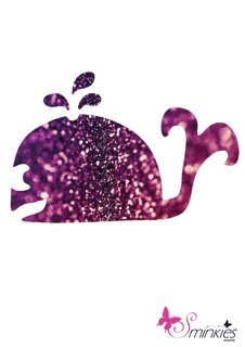 Whale glittertattoo sjabloon Y-Body