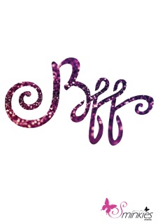 Bff glittertattoo sjabloon Y-Body