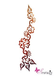 Bride henna Glittertattoo Sjabloon Y-Body