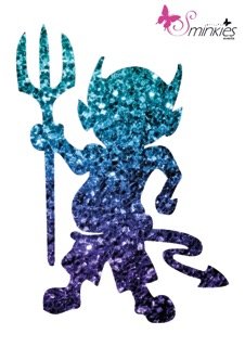 Devilon glittertattoo sjabloon Y-Body