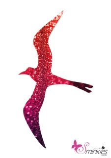 Bird Sky Glittertattoo Sjabloon Y-Body