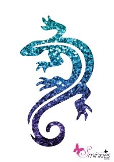 Liz line Glittertattoo Sjabloon Y-Body