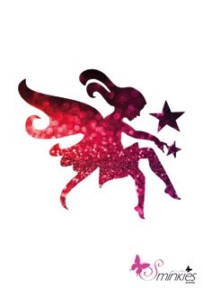 Fairy star Glittertattoo Sjabloon Y-Body
