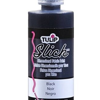 Slick Black Tulip Dimensionale Fabric Paint gem clusteren