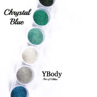 Chrystal Blue Glitter six pack YBody Rose Spring