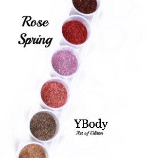 Rose Spring Glitter six pack YBody Rose Spring