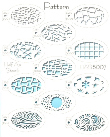 HAS Pattern Stencil BAD ASS Stencil