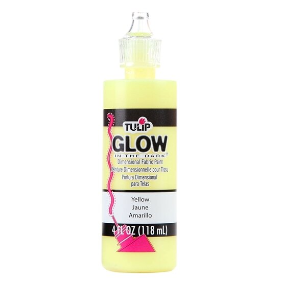 Glow In The Dark Yellow Tulip Dimensionale Fabric Paint gem clusteren