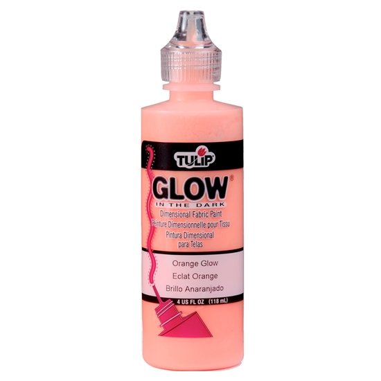 Glow In The Dark Orange Tulip Dimensionale Fabric Paint gem clusteren
