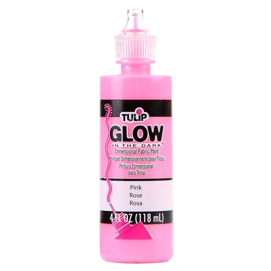 Glow In The Dark Pink Tulip Dimensionale Fabric Paint gem clusteren