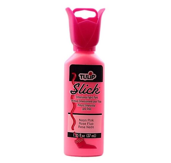 TULIP-Slick-Neon-Pink Dimensional Fabric Paint