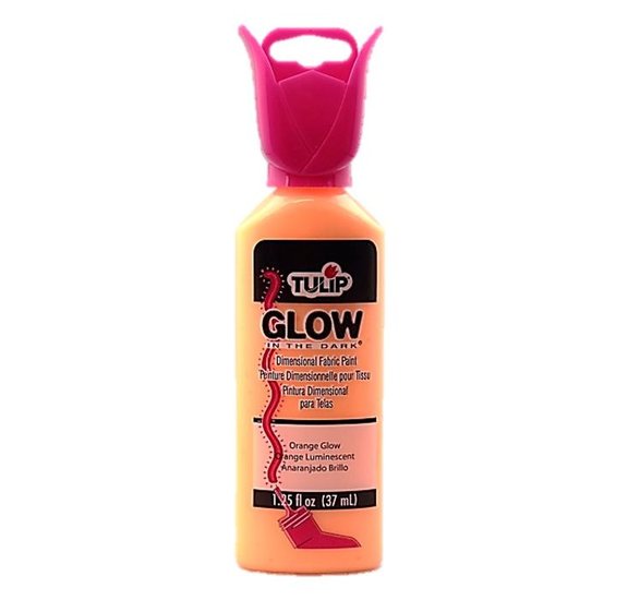 TULIP-Glow-Orange Dimensional Fabric Paint -Events